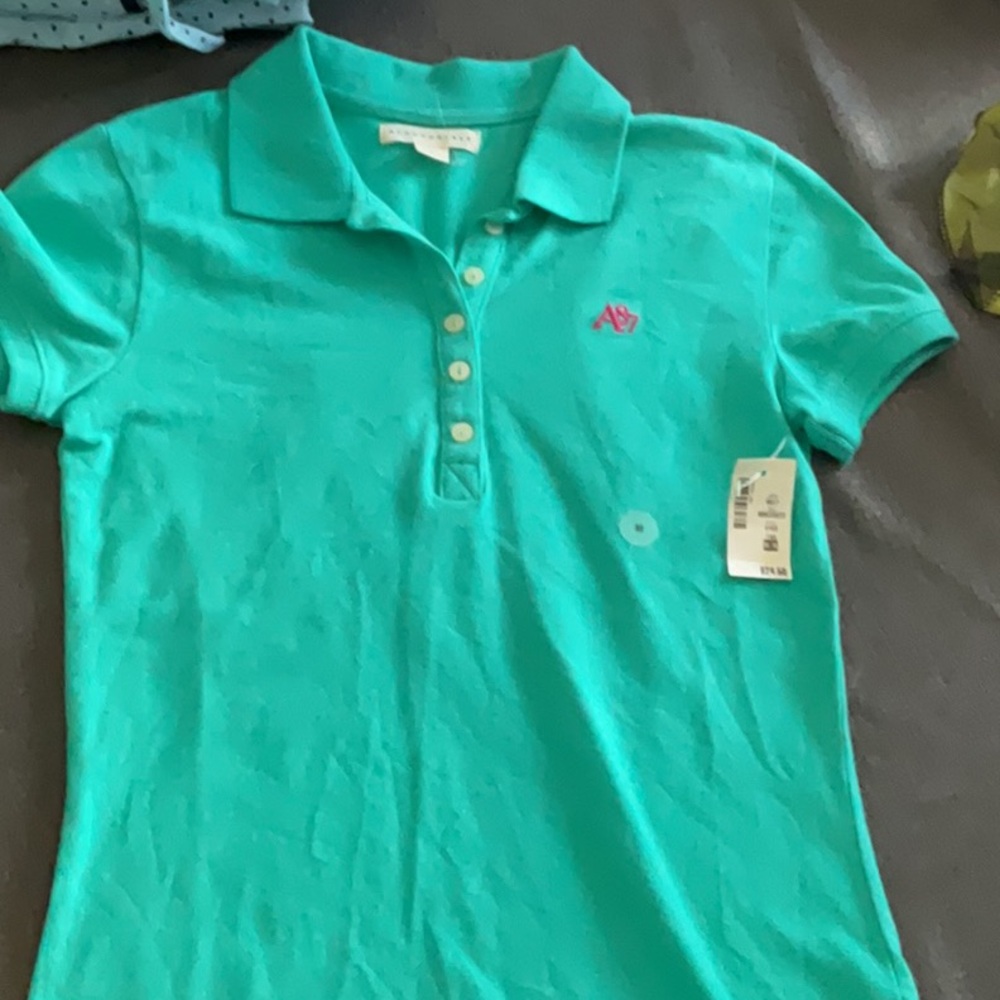 Abercrombie & Fitch Kids Turquoise Polo Shirt